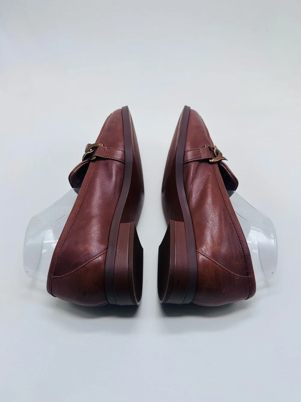 Vionic | Mizelle Chain Loafers in Brown Leather